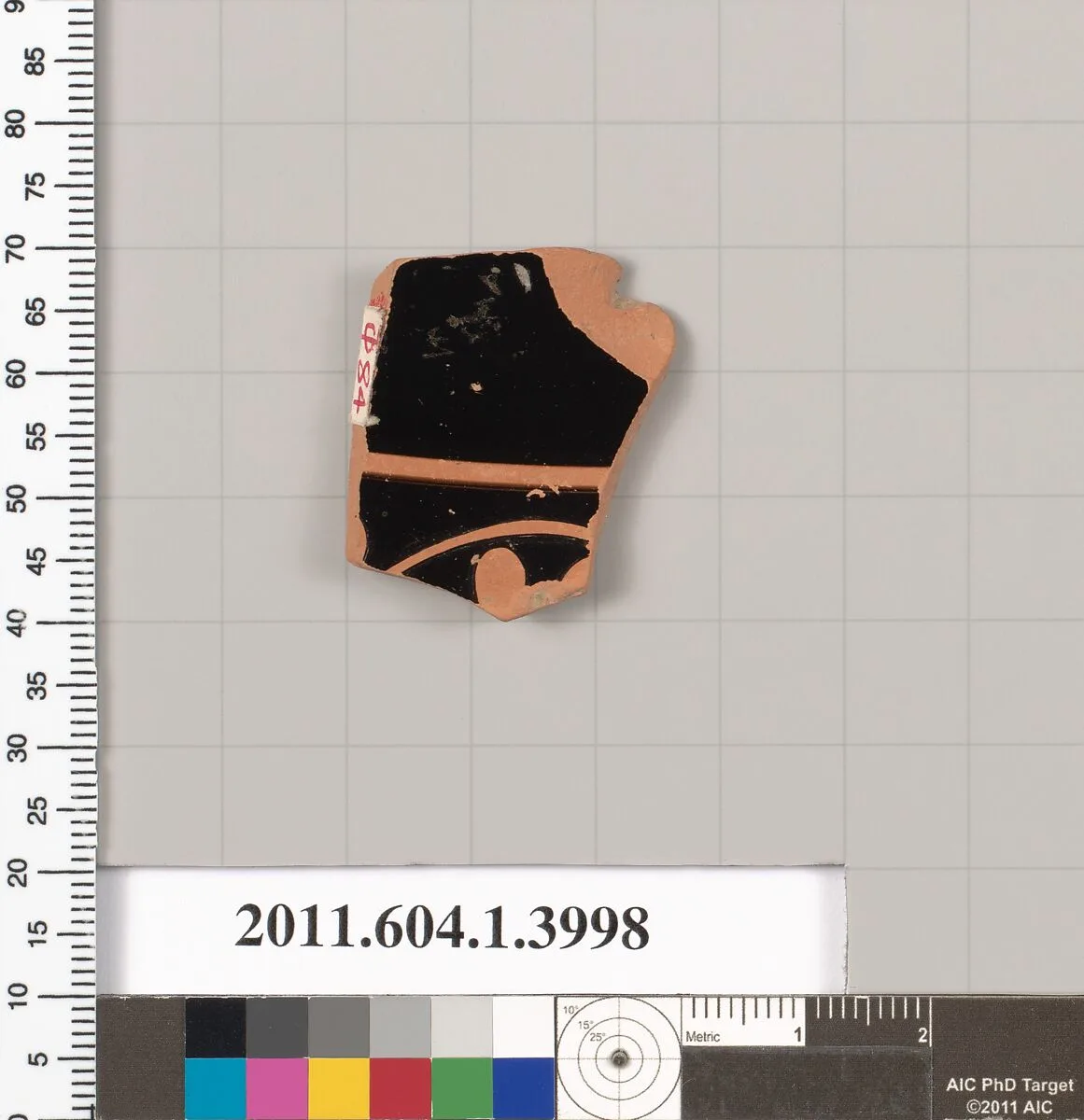 Terracotta fragment of a kylix (drinking cup) — Unknown