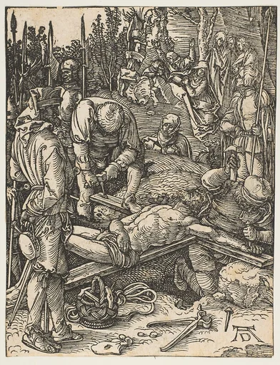 Christ Nailed to the Cross, from "The Small Passion"