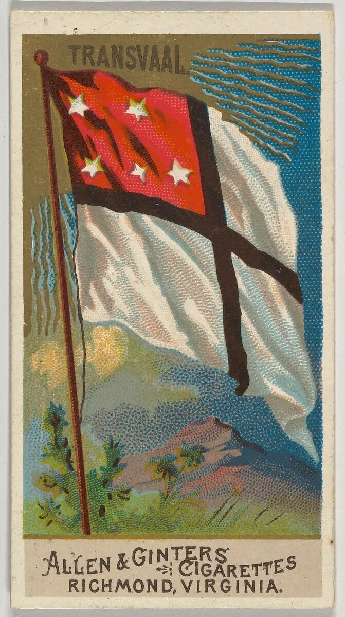 Transvaal, from Flags of All Nations, Series 2 (N10) for Allen & Ginter Cigarettes Brands — Allen & Ginter