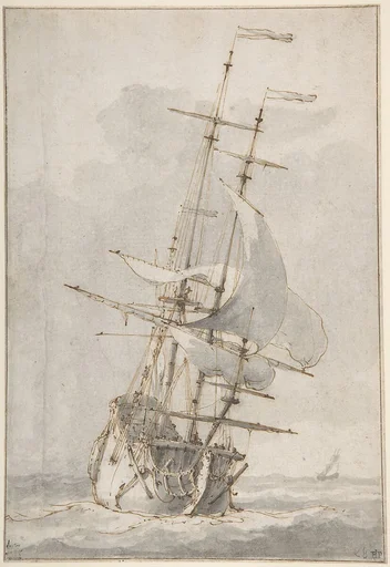 A Ship at Sea