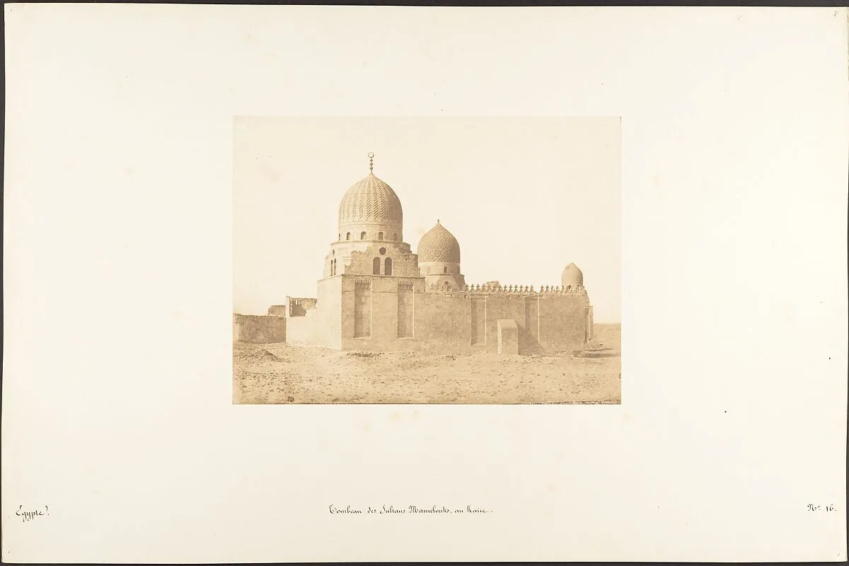 Tombeau des Sultans Mamelouks, au Kaire — Maxime Du Camp