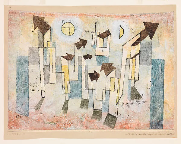 Mural from the Temple of Longing ↖Thither↗ — Paul Klee