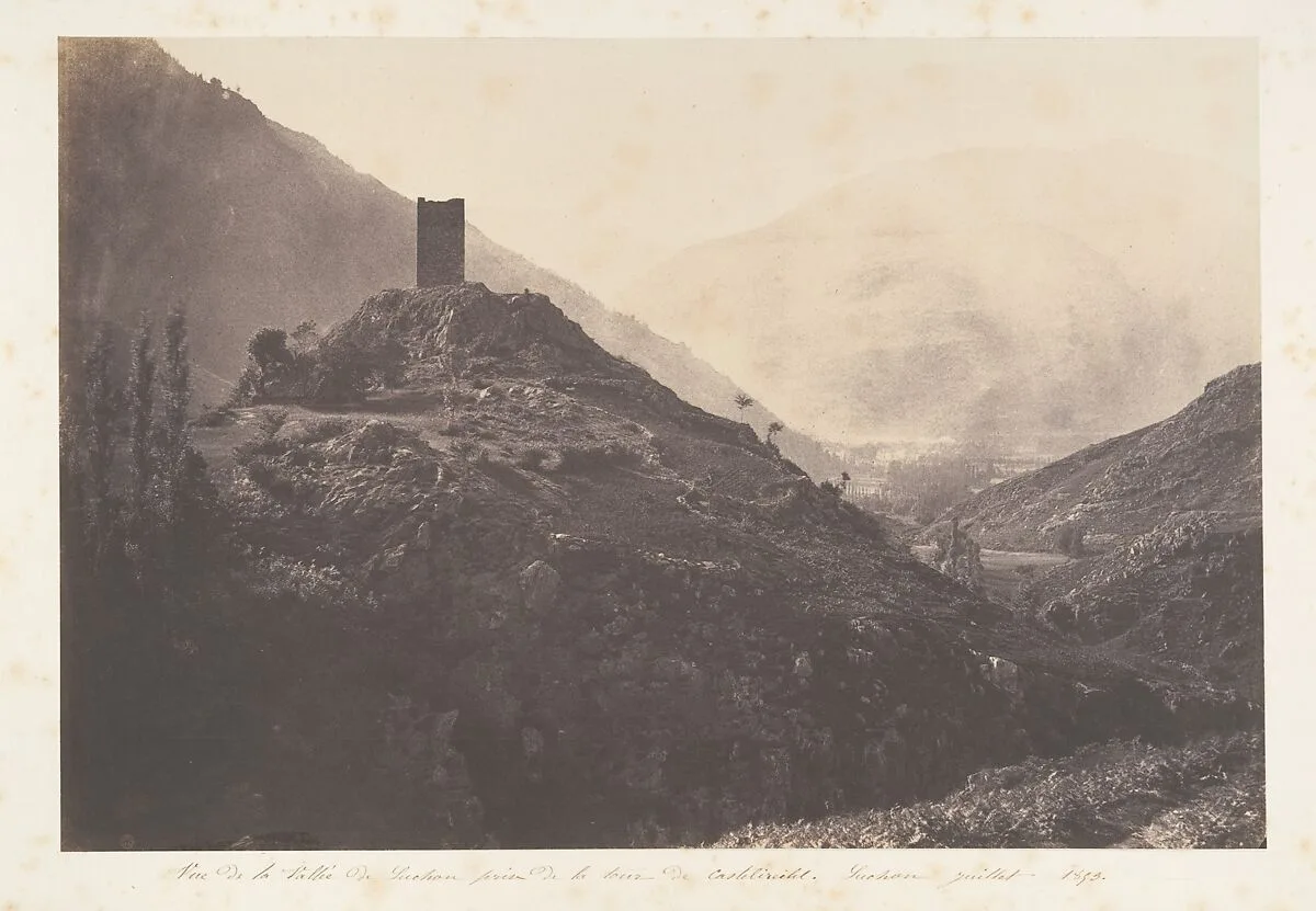 Vue de la Vallée de Luchon prise de la tour de Castelvieilh — Joseph Vigier