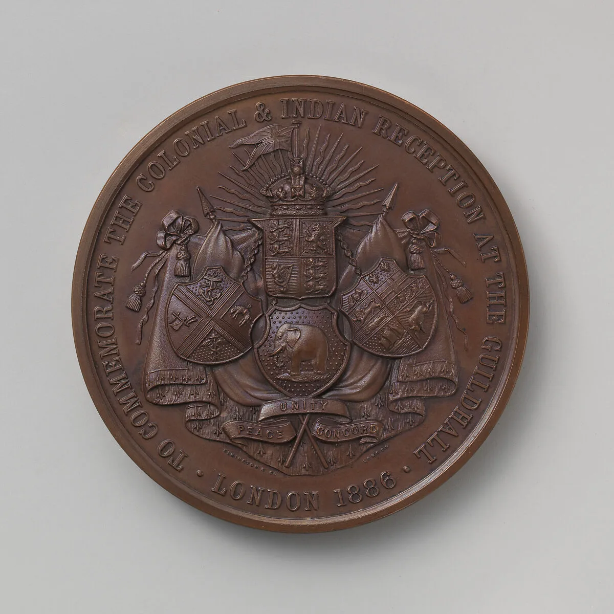 The Colonial and Indian Reception at the Guildhall, 1886 — Elkington & Co.