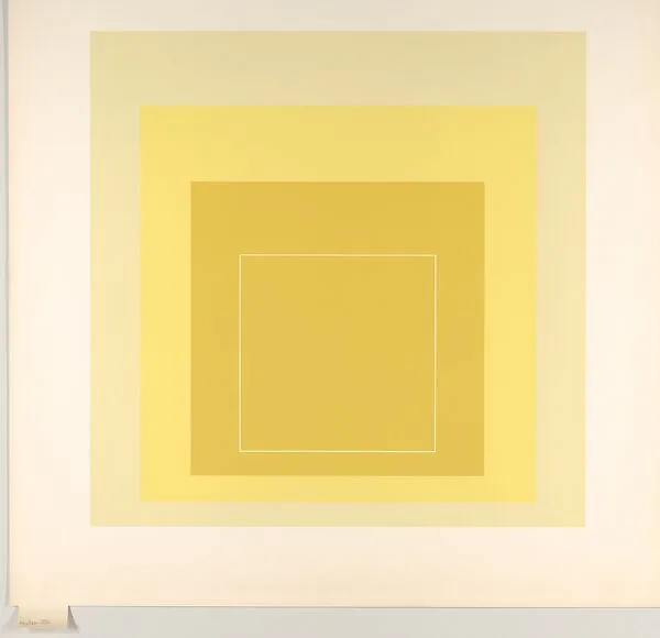 Proof for White Line Square series — Josef Albers|Gemini G.E.L.|Kenneth E. Tyler