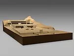 Model of the Temple of Hatshepsut at Deir el-Bahri — Howard I. Cornell