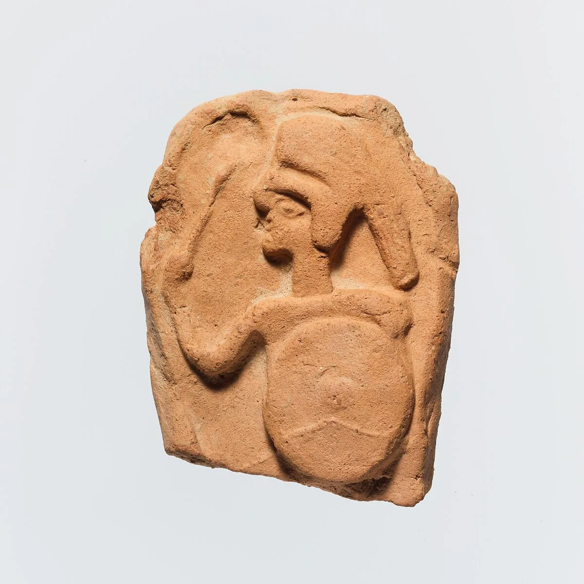 Fragment of a terracotta plaque — Unknown