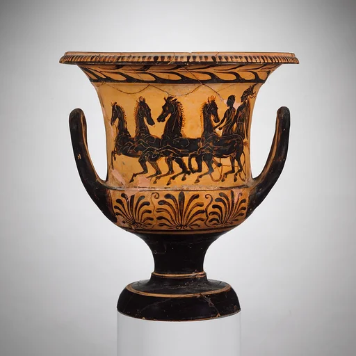 Terracotta calyx-krater (bowl for mixing wine and water)