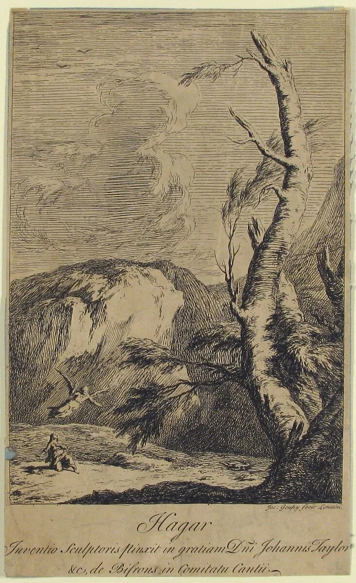 Hagar — Joseph Goupy