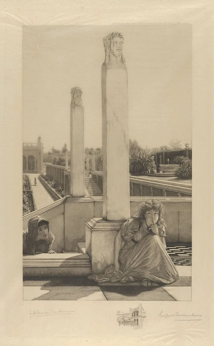 Hide and Seek — Sir Lawrence Alma-Tadema|Leopold Löwenstam|Thomas McLean