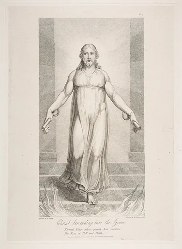 Christ Descending into the Grave, from "The Grave," a Poem by Robert Blair
