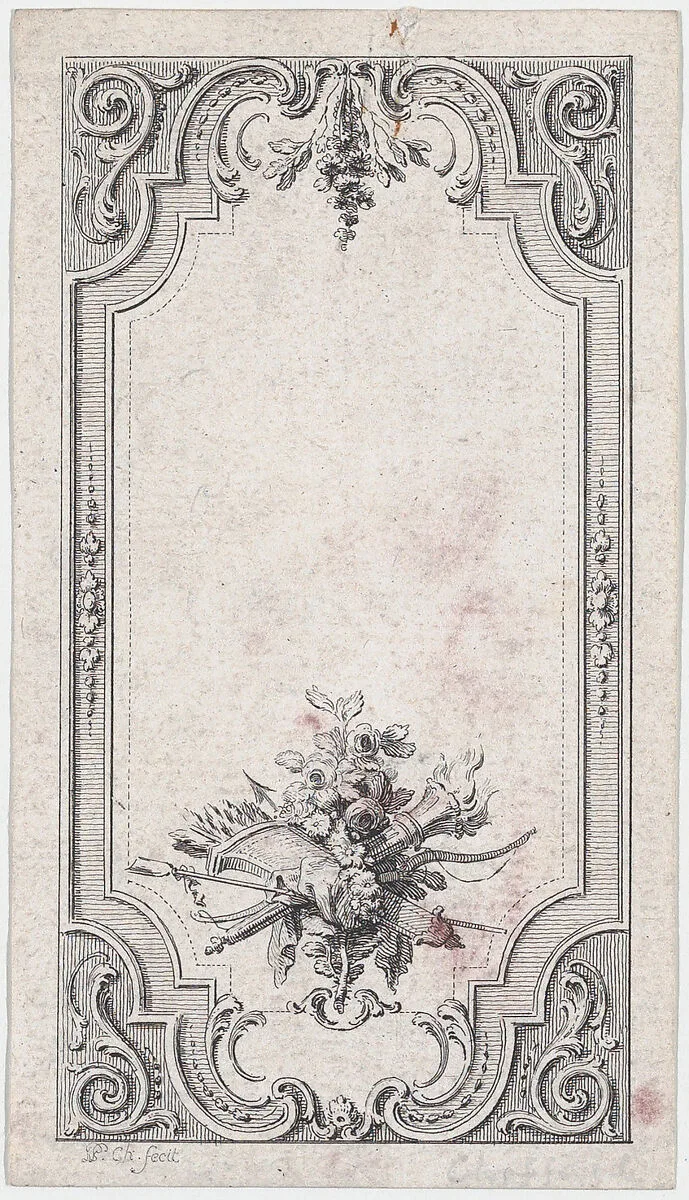 Frontispiece, from Bussy-Rabutin's 'Histoire amoureuse des Gaules' — Pierre Philippe Choffard
