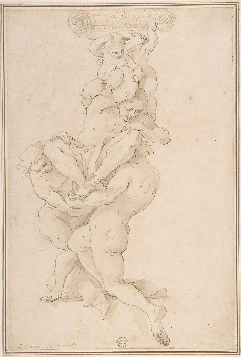Design for Sculpture — Anonymous, Italian, 17th century