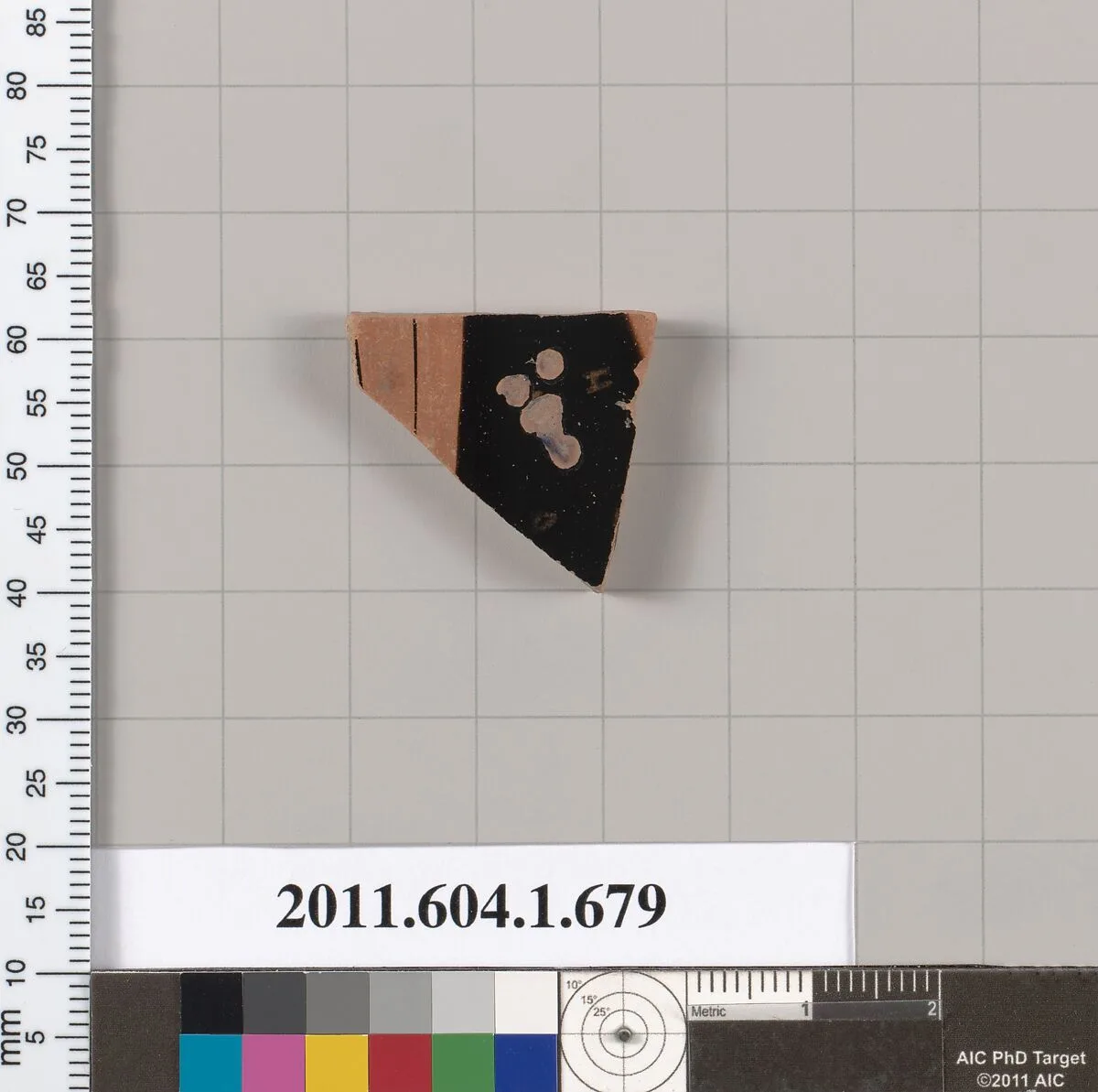 Terracotta fragment of a kylix (drinking cup) — Unknown