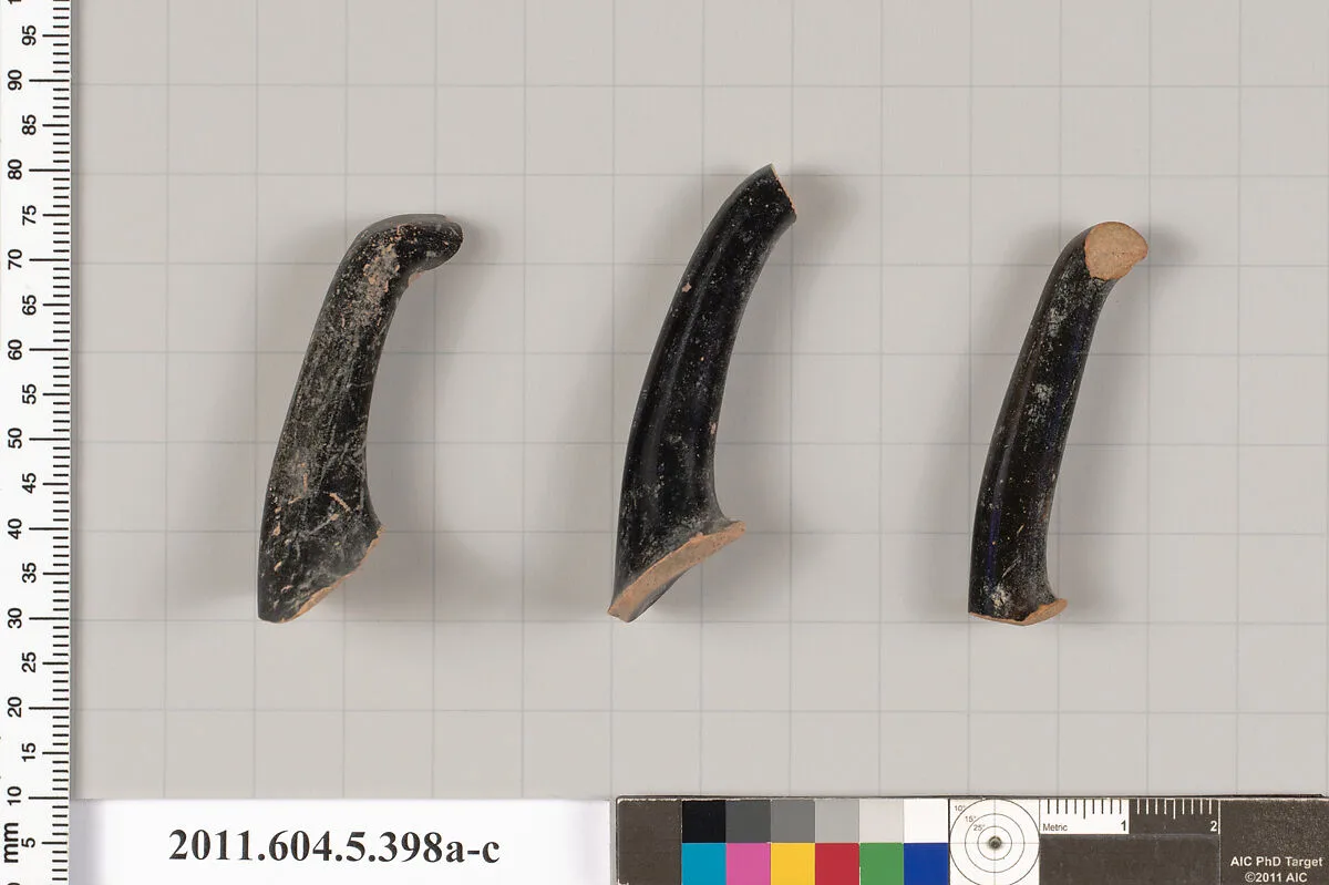 Terracotta fragments of kylikes (drinking cups) — Unknown