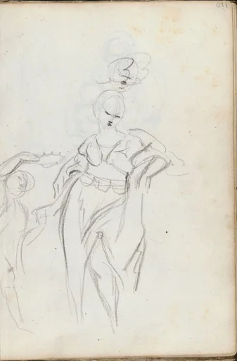 Diana (leaf in Italian Sketch Book, 1750–52)