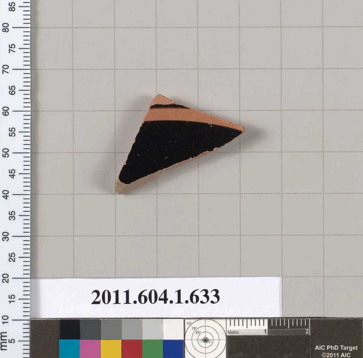 Terracotta fragment of a kylix (drinking cup) — Unknown