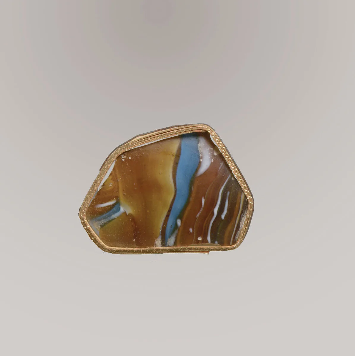 Glass mosaic bowl fragment — Unknown