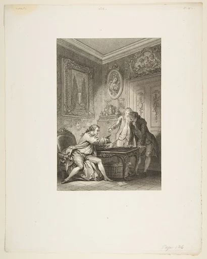 La Coupe Enchantee, from Contes et nouvelles en vers par Jean de La Fontaine. A Paris, de l'imprimerie de P. Didot, l'an III de la République, 1795