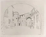 Le Château de Biron, vu de la cour Interieure, Côté Sud — Jacqueline Copper-Royer