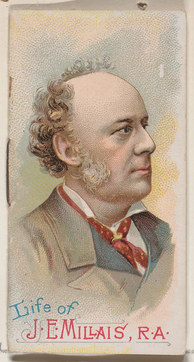 Life of Sir John Everett Millais, R.A., from the Histories of Poor Boys and Famous People series of booklets (N79) for Duke brand cigarettes — W. Duke, Sons & Co.|Knapp & Company