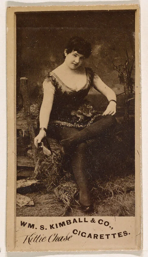 Kittie Chase, from the Actresses series (N203) issued by Wm. S. Kimball & Co. — William S. Kimball & Company