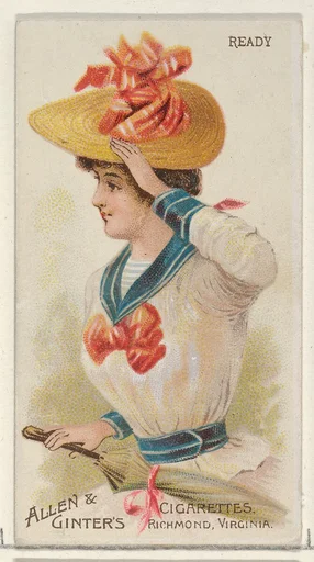 Ready, from the Parasol Drills series (N18) for Allen & Ginter Cigarettes Brands