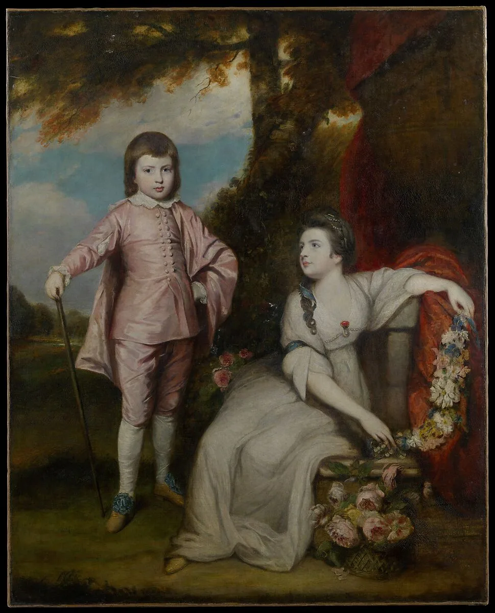 George Capel, Viscount Malden (1757–1839), and Lady Elizabeth Capel (1755–1834) — Sir Joshua Reynolds
