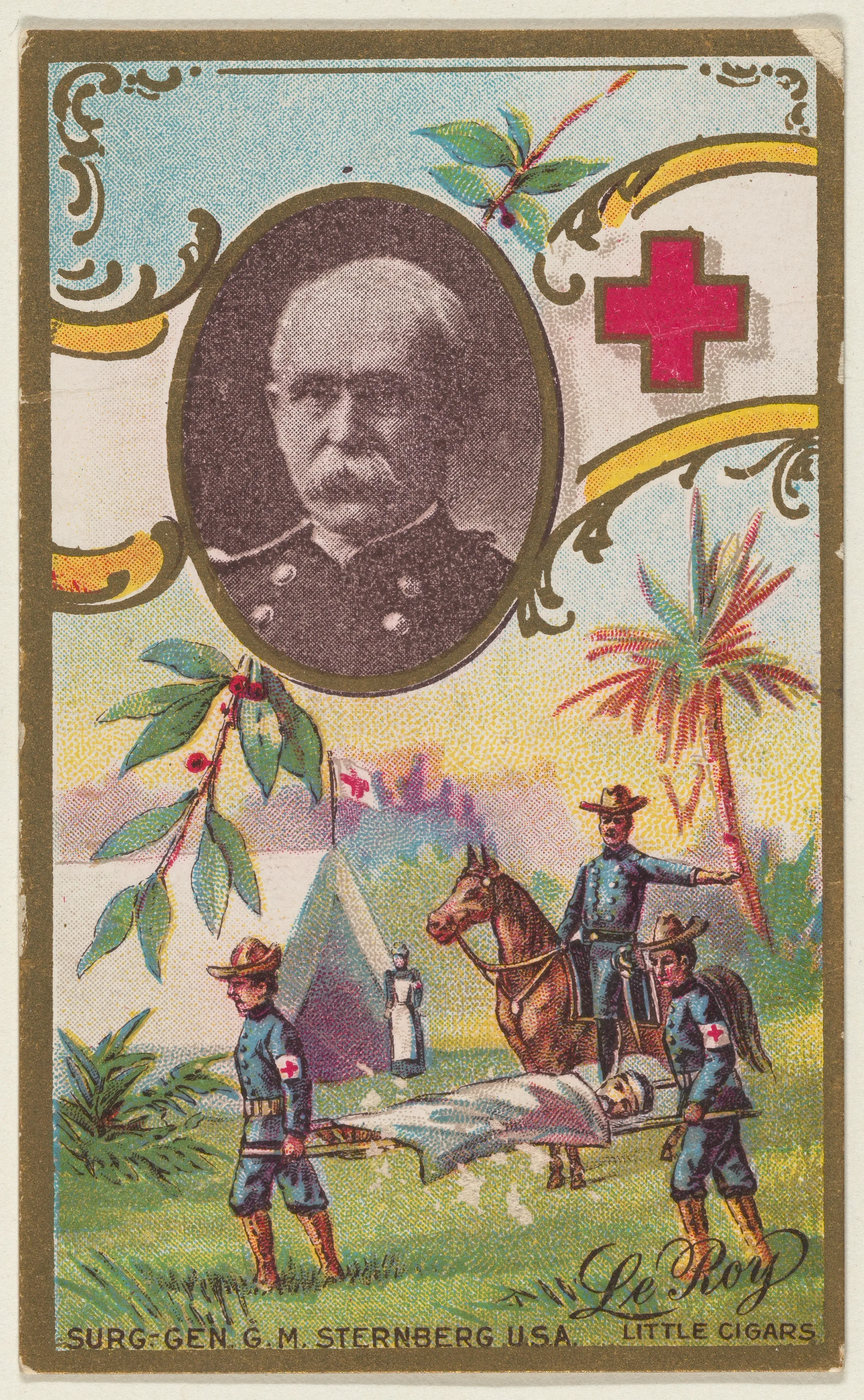 Surgeon General George M. Sternberg, U.S. Army, from the "Generals" series (T63), issued by LeRoy Little Cigars — LeRoy Little Cigars