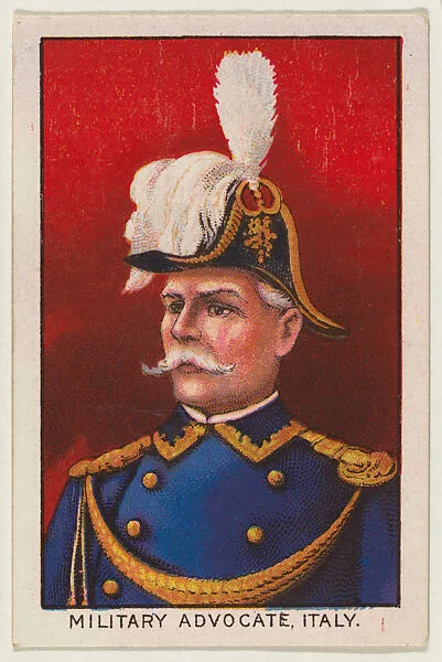 Military Advocate, Italy, from the Military series (T79) issued by the American Tobacco Company — American Tobacco Company