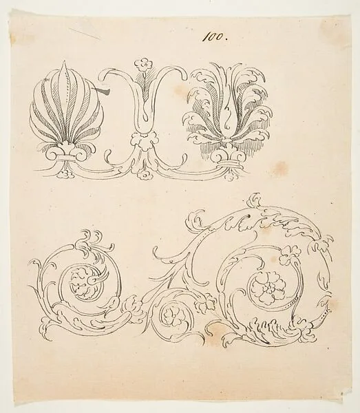 Two vegetal designs — Unknown