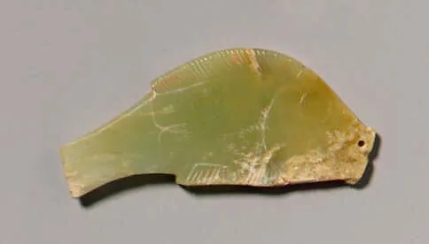 商至西周玉魚|Plaque in the Shape of a Fish — Unknown