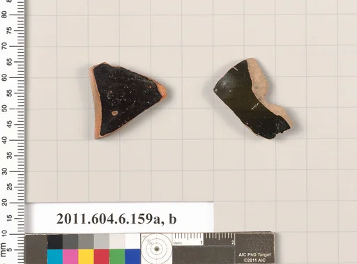 Terracotta fragments of open shapes