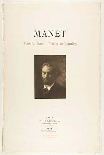 MANET. Trente Eaux-Fortes Originales. Paris: A. Strölin, 1905