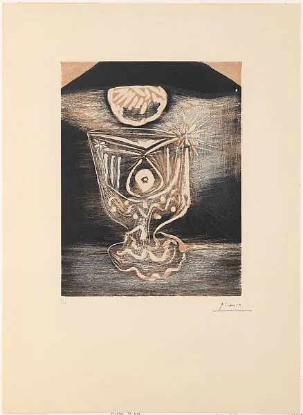A Glass by Lamplight — Pablo Picasso|Hidalgo Arnéra|Galerie Louise Leiris