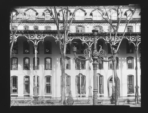 [United States Hotel Façade Detail, Saratoga Springs, New York]