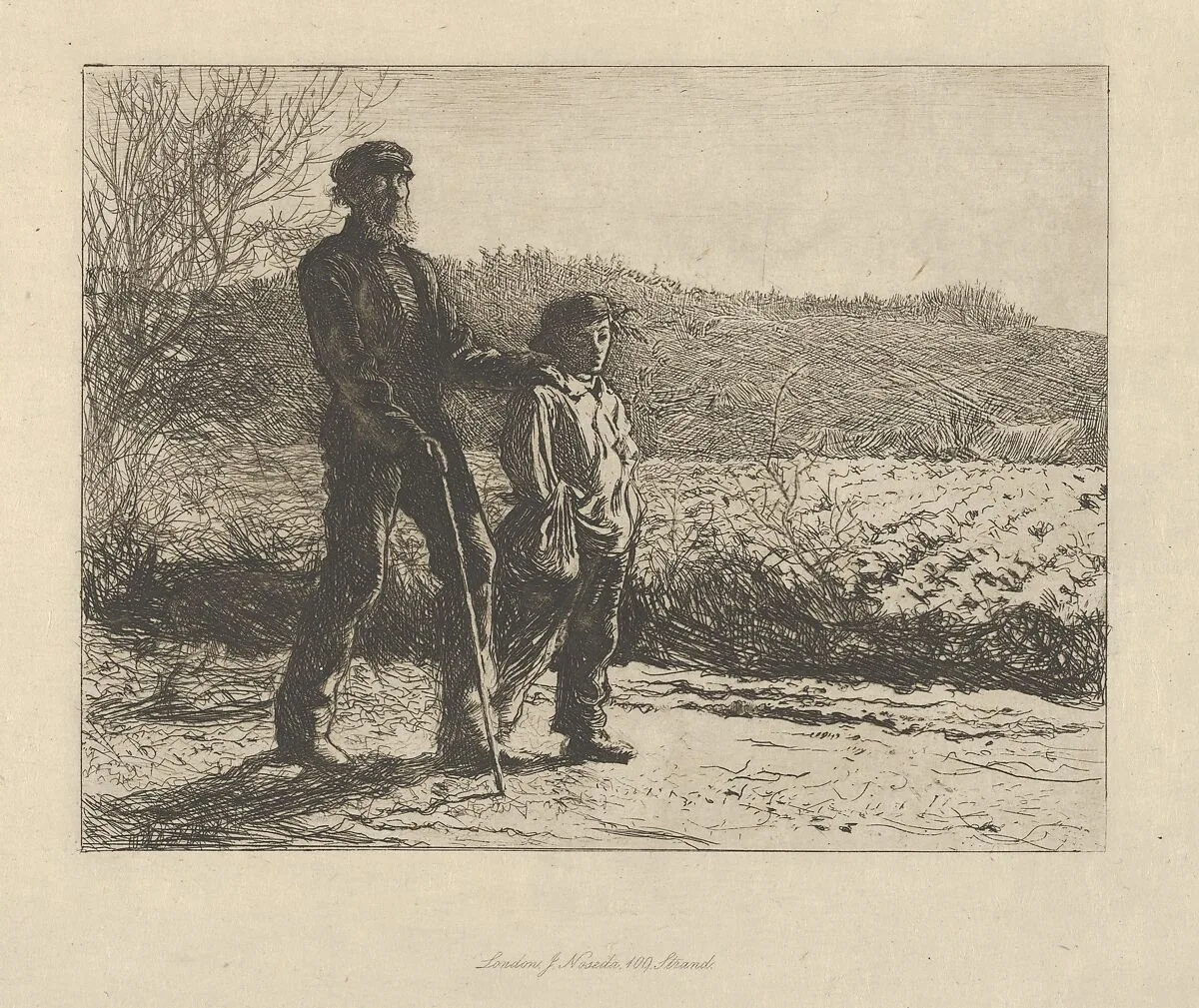 A Blind Man (The Wayfarers) — Jane Noseda|Frederick Walker