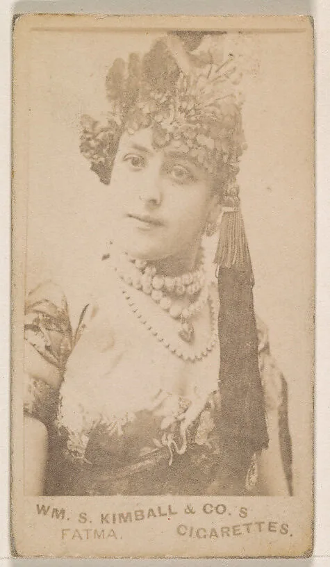 Miss Fatma, from the Actresses series (N203) issued by Wm. S. Kimball & Co. — William S. Kimball & Company