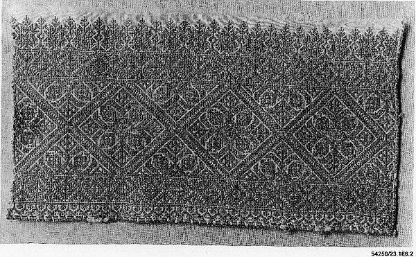 Border of a Cushion Cover — Unknown