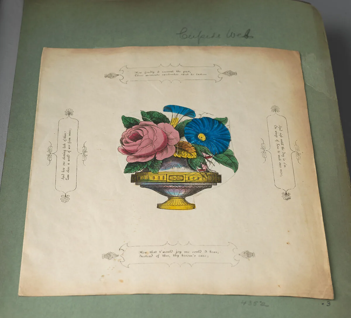 Cobweb Valentine — Anonymous, British, 19th century