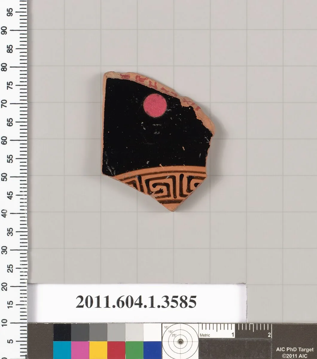 Terracotta fragment of a kylix (drinking cup) — Unknown