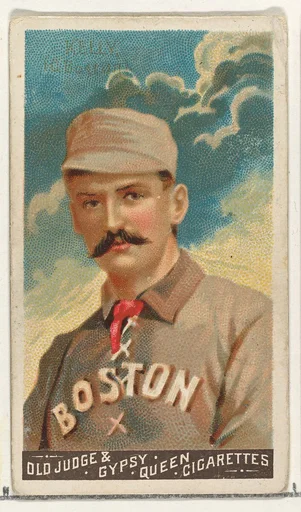 King Kelly, Catcher, Boston, from the Goodwin Champion series for Old Judge and Gypsy Queen Cigarettes