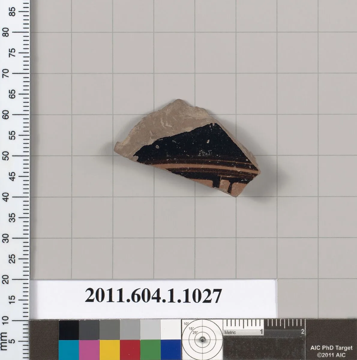 Terracotta fragment of a kylix (drinking cup) — Unknown