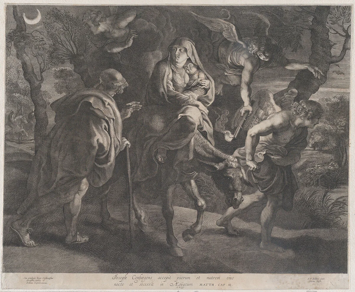 The Flight into Egypt — Ignatius Cornelis Marinus|Peter Paul Rubens