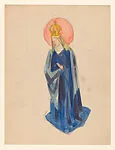 Preparatory sketch for paintings depicting the history of the Crown of the Andes — Gordon E. Paxson