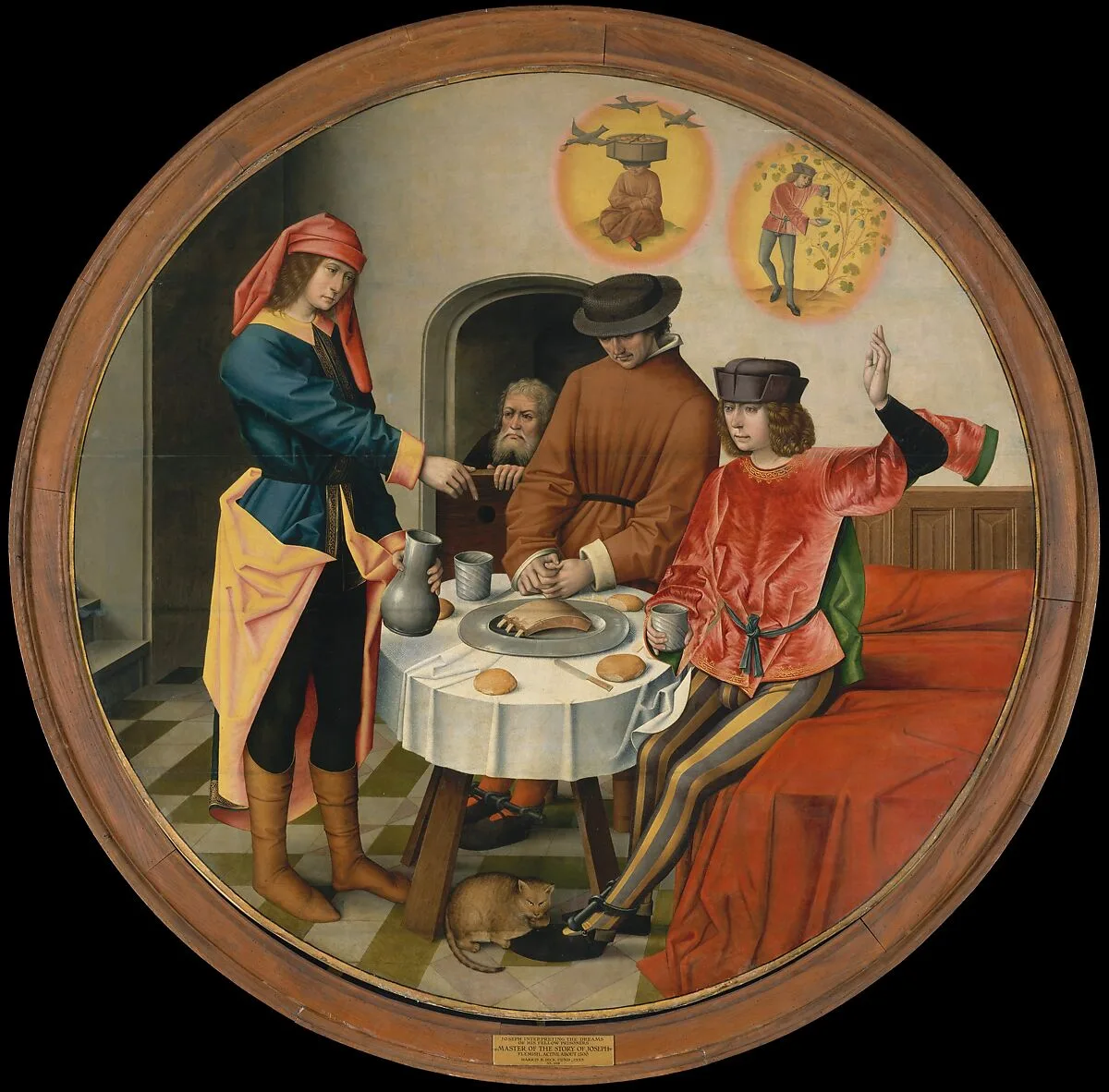 Joseph Interpreting the Dreams of His Fellow Prisoners — Master of the Story of Joseph