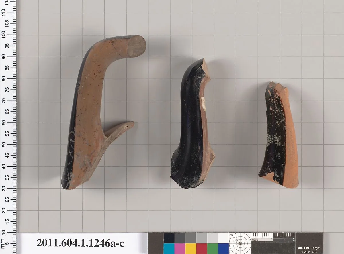 Terracotta fragments of kylikes (drinking cups) — Unknown