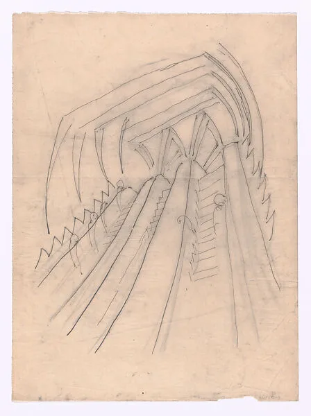 Study for "Whence & Whither?" — Cyril E. Power