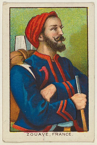 Zouave, France, from the Military series (T79) issued by the American Tobacco Company — American Tobacco Company
