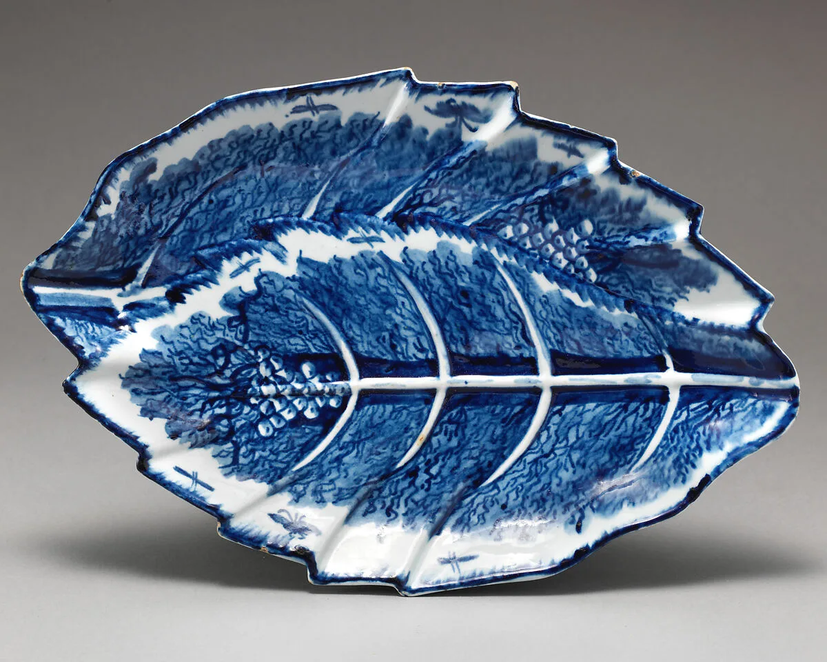 Dish (one of a pair) — Bow Porcelain Factory